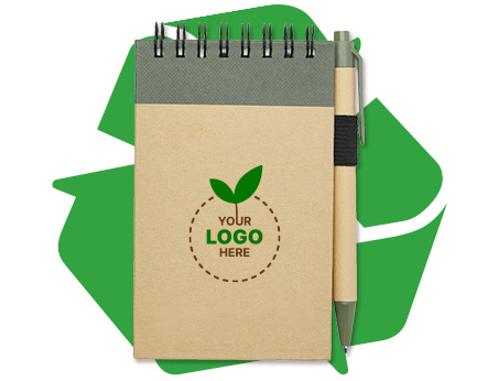 Zuse A7 Recycled Jotter Notepad with Pen