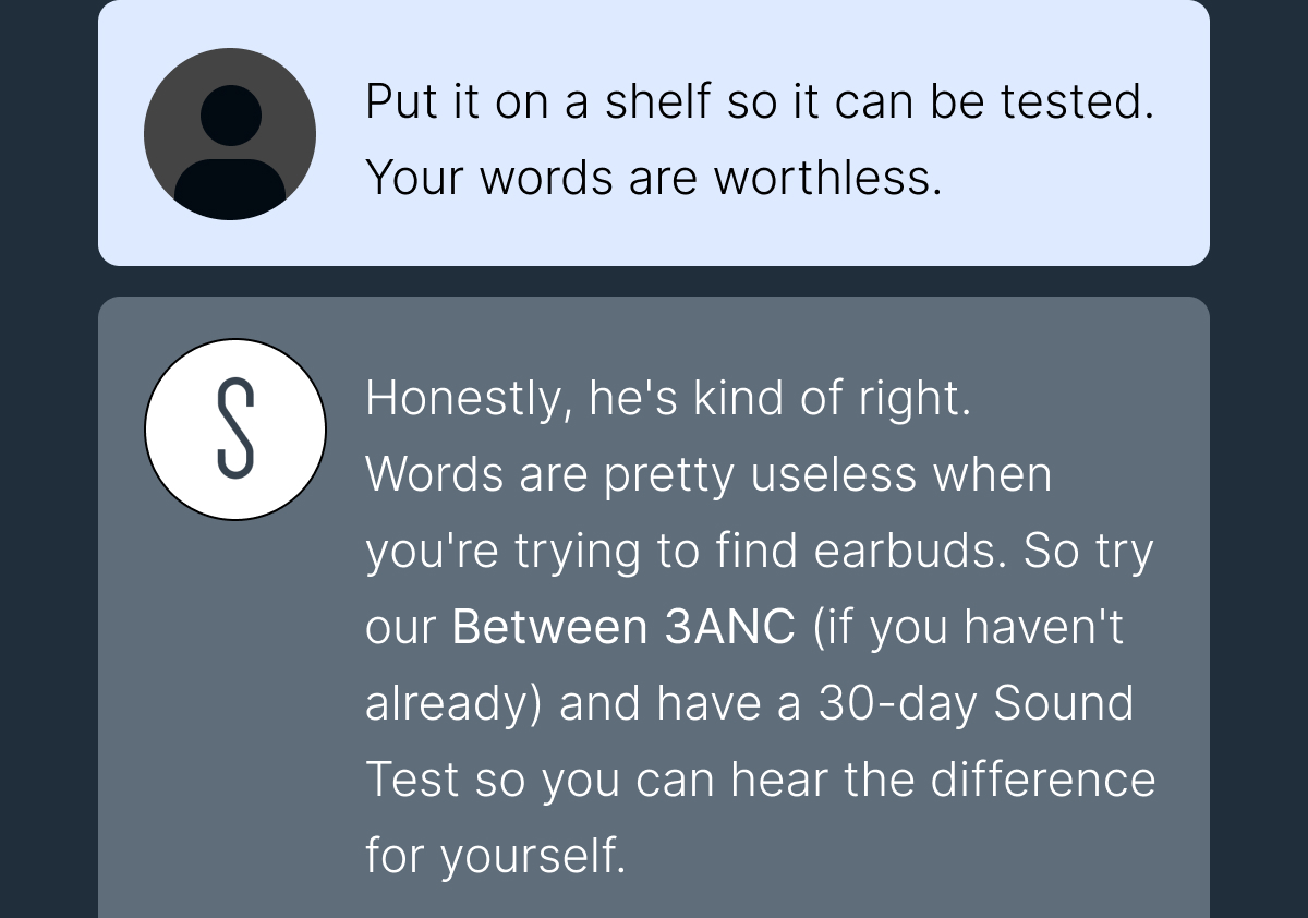 Put it on a shelf so it can be tested. Your words are worthless.