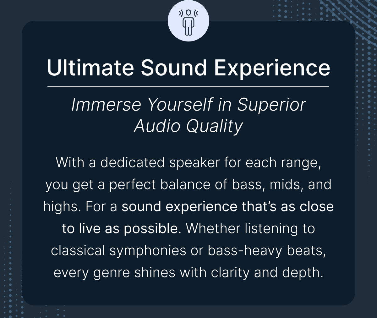 Ultimate Sound Experience: Immerse Yourself in Superior Audio Quality