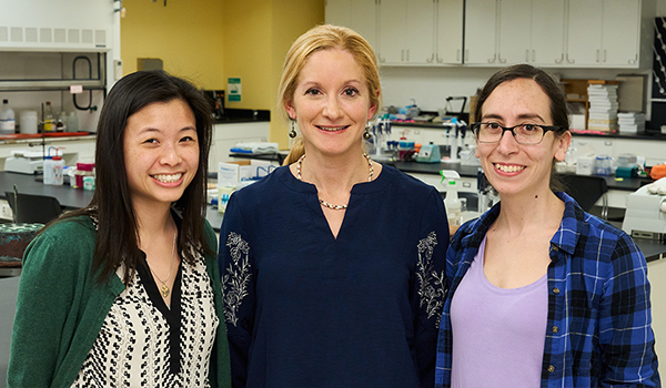 From left to right: Florence “Flo” Ling, Ph.D., Janet Fierson, Ph.D., and Denise Femia, Ph.D.