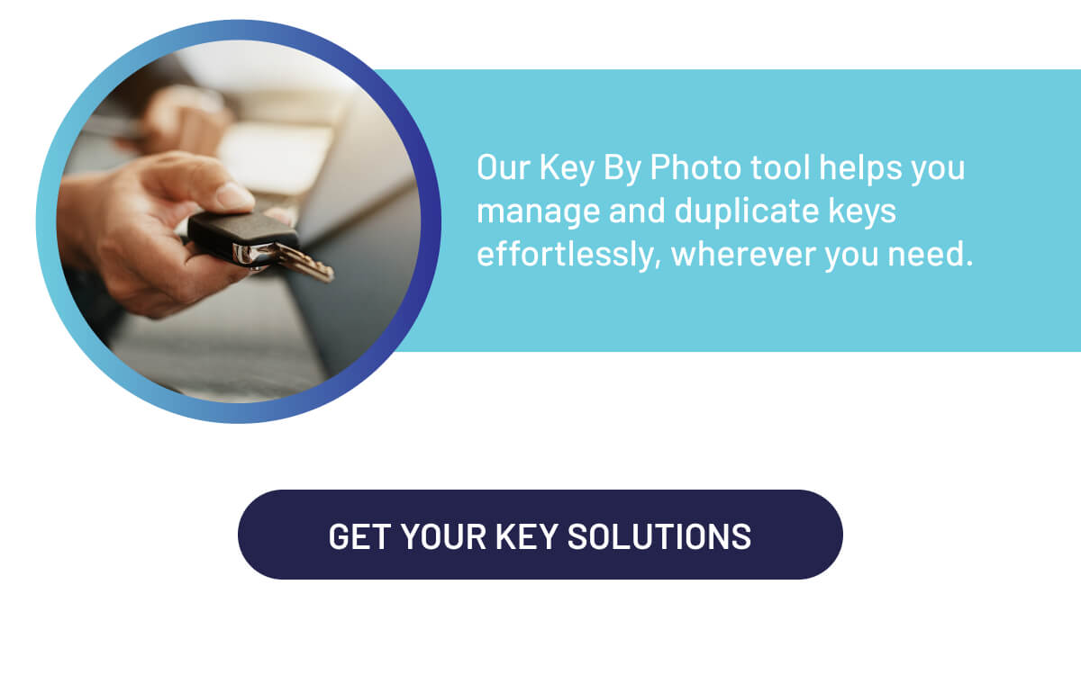 Our Key By Photo tool helps you manage and duplicate keys effortlessly, wherever you need.